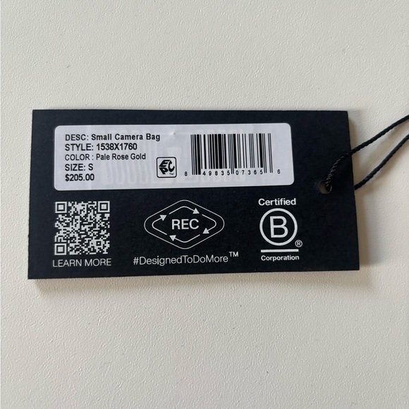 MZ Wallace Quilted Rose Gold Crossbody Bag - Picture 4 of 5